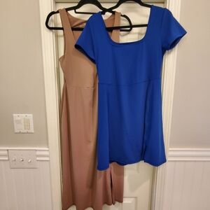 BUNDLE: 2 Isabel Fitted Maternity Dresses Size M